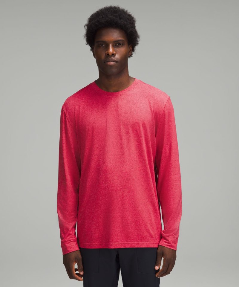 Lululemon | Men's License to Train Relaxed-Fit Long-Sleeve Shirt Vintage Rose