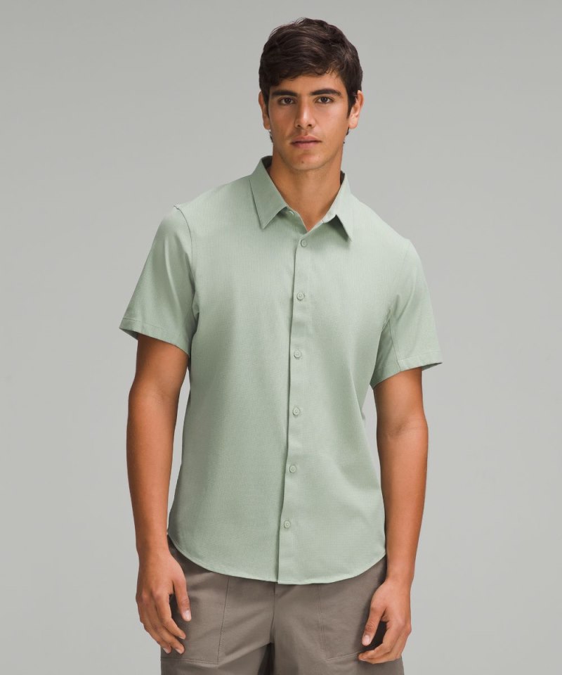 Lululemon | Men's Airing Easy Short-Sleeve Shirt Palm Court