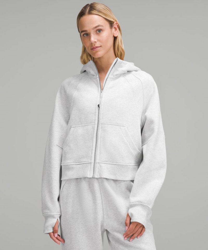 Lululemon | Women's Scuba Oversized Full-Zip Hoodie Heathered Core Ultra Light Grey