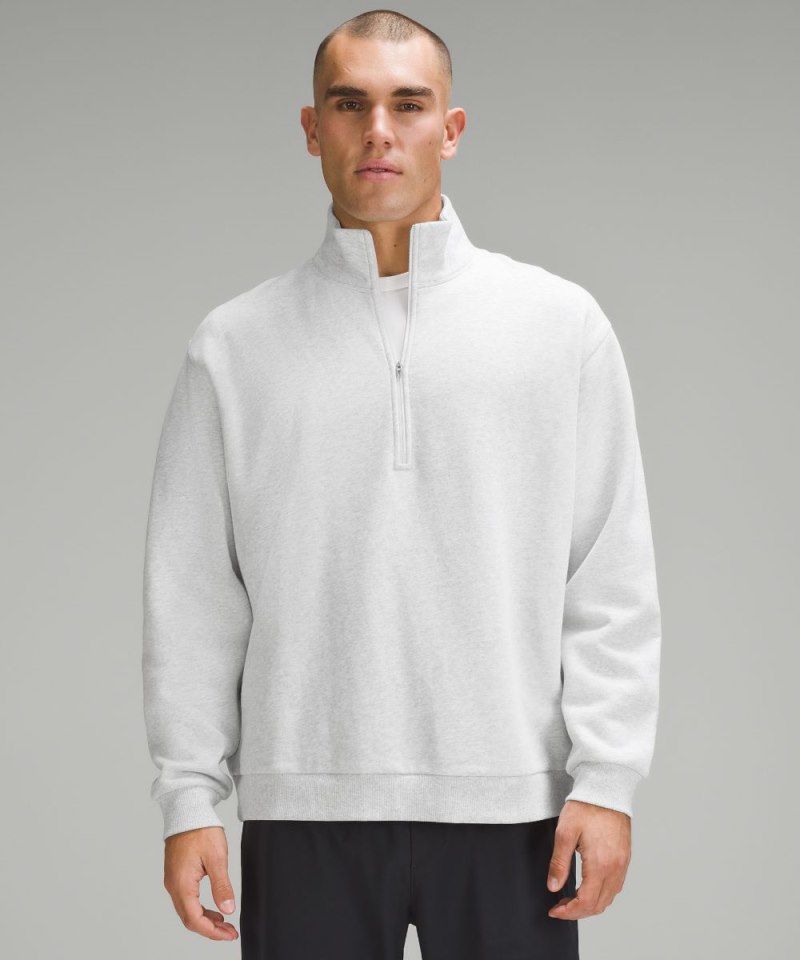 Lululemon | Men's Steady State Half Zip Heathered Core Ultra Lig