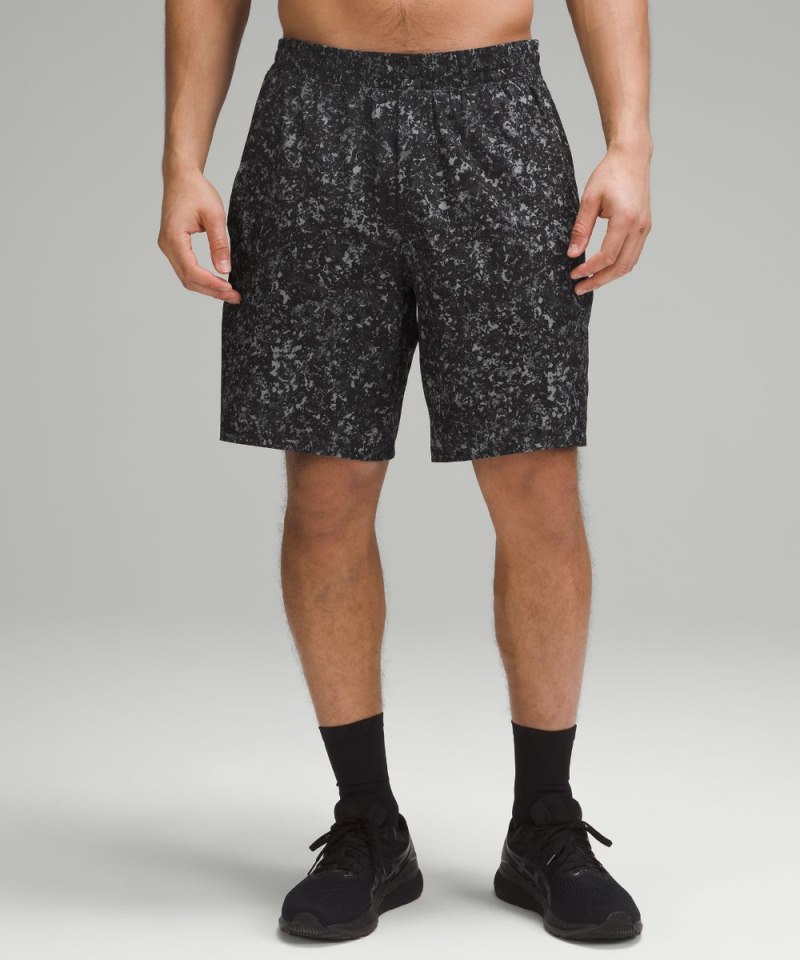 Lululemon | Men's Pace Breaker Linerless Short 9"L Discord Deep Coal Multi