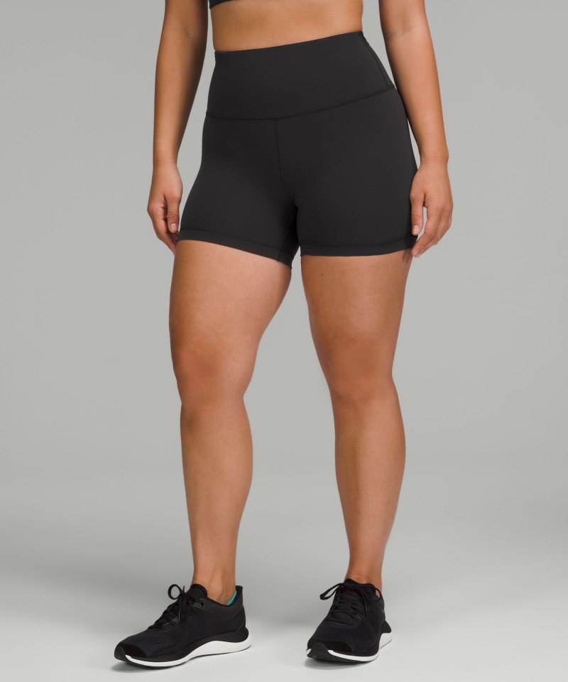 Lululemon | Women's Wunder Train Contour Fit High-Rise Short 4"L Black