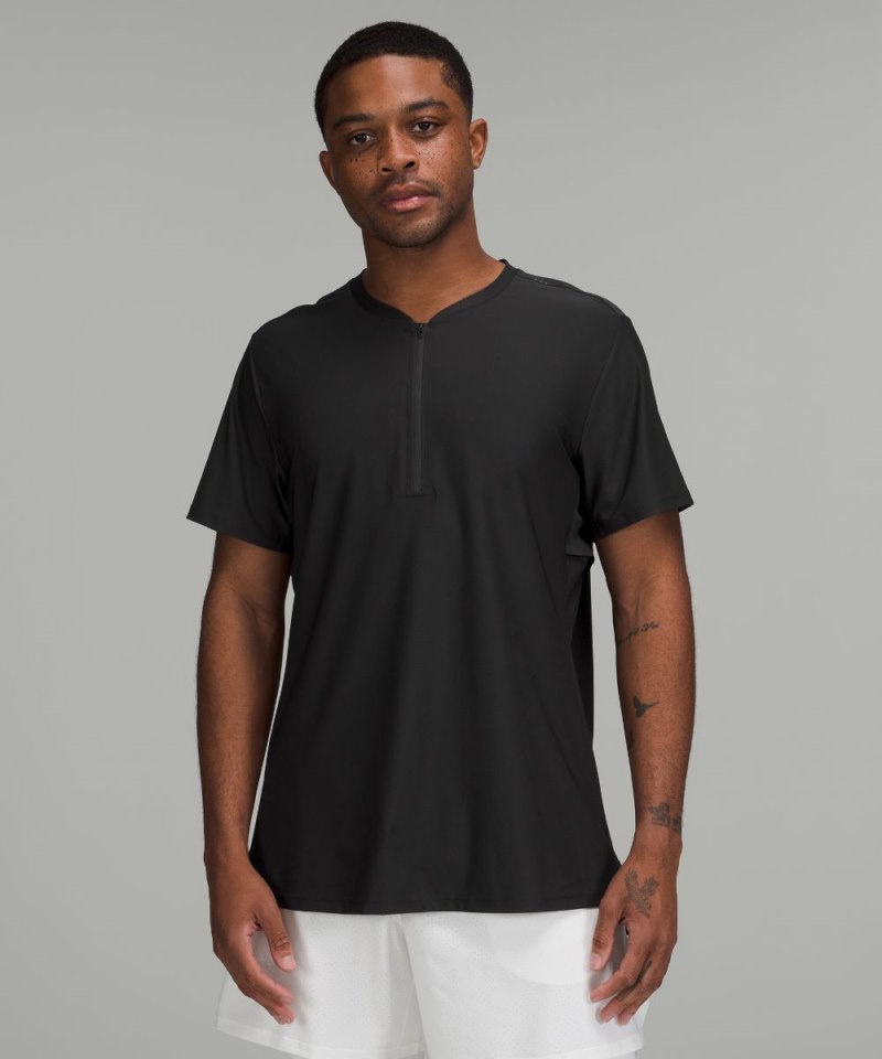 Lululemon | Men's Ventilated Tennis Short-Sleeve Shirt Black